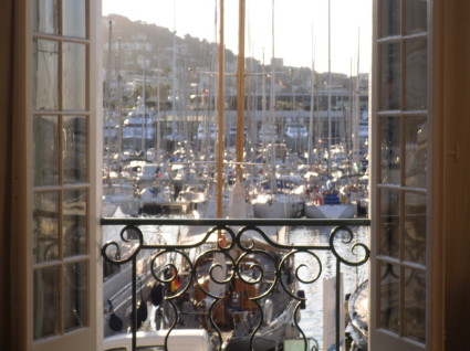 window view of Cannes